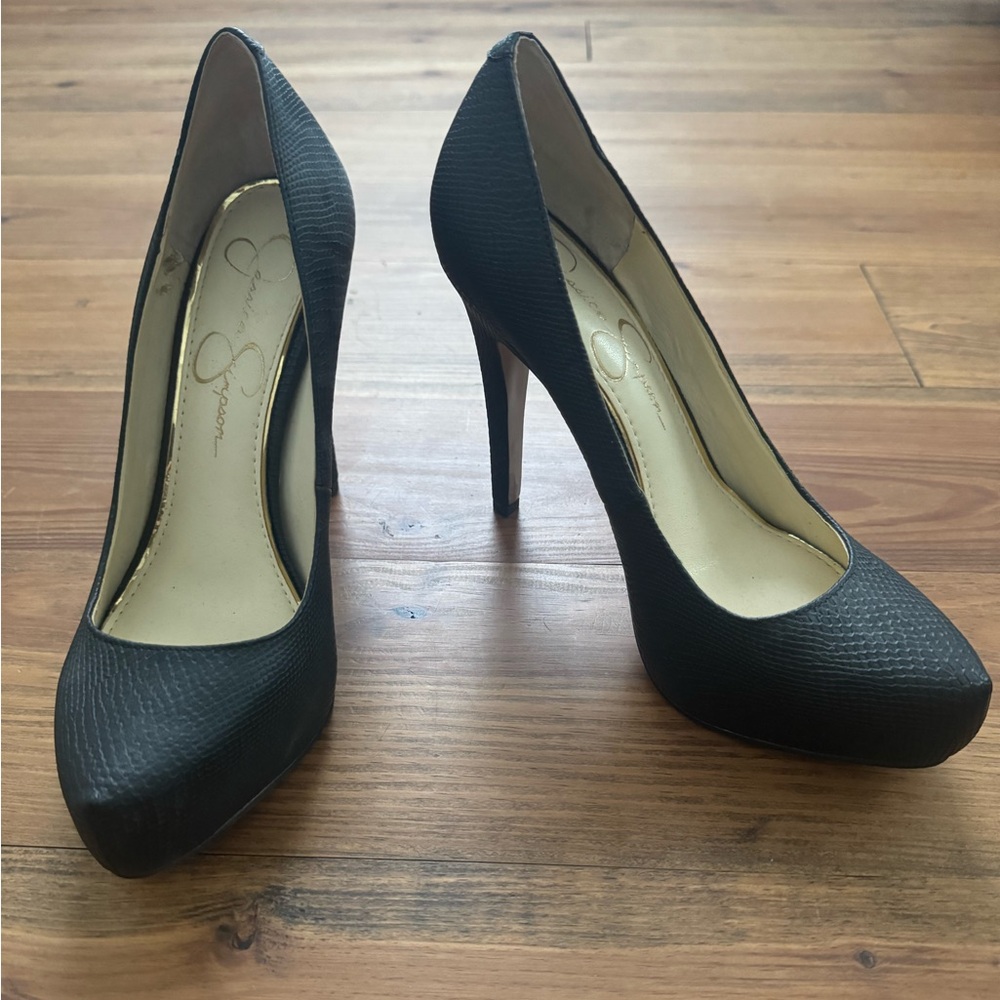 Jessica Simpson Black High Heels